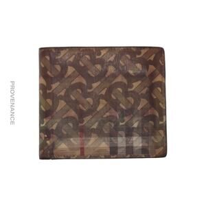 🔴 Burberry Bifold Wallet - Hologram TB Monogram Check